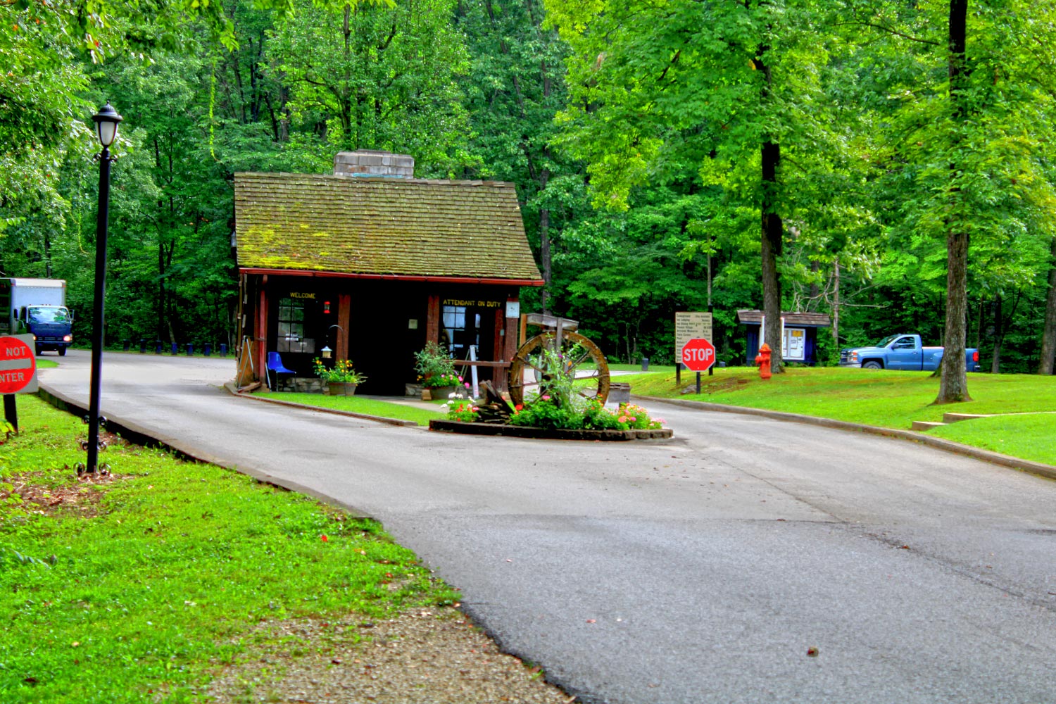 are dogs allowed at spring mill state park