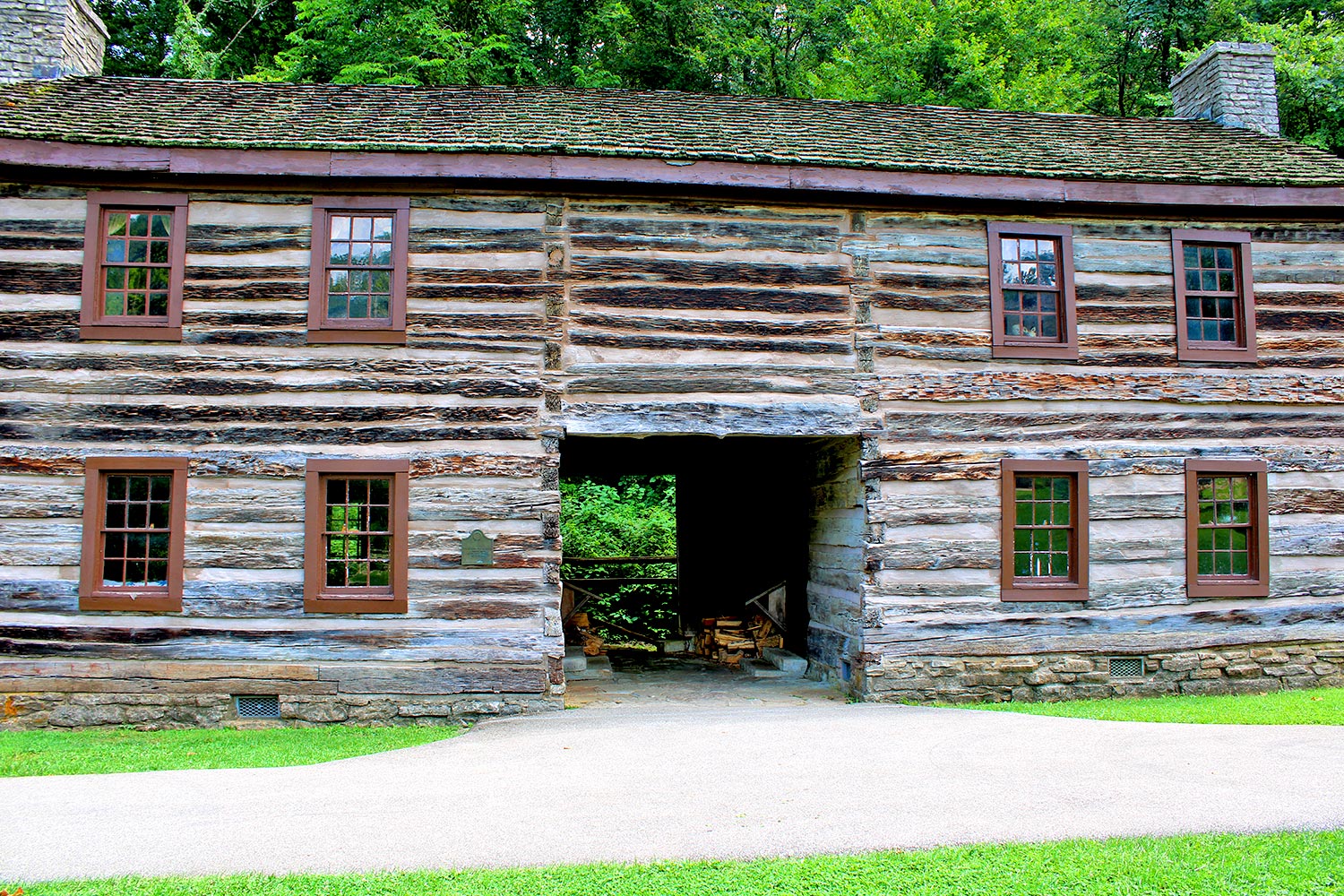 Pioneer Village at Spring Mill State Park