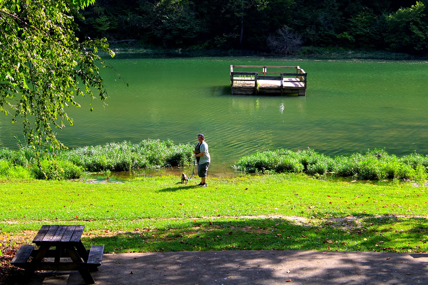 Spring Mill Lake at Spring Mill State Park