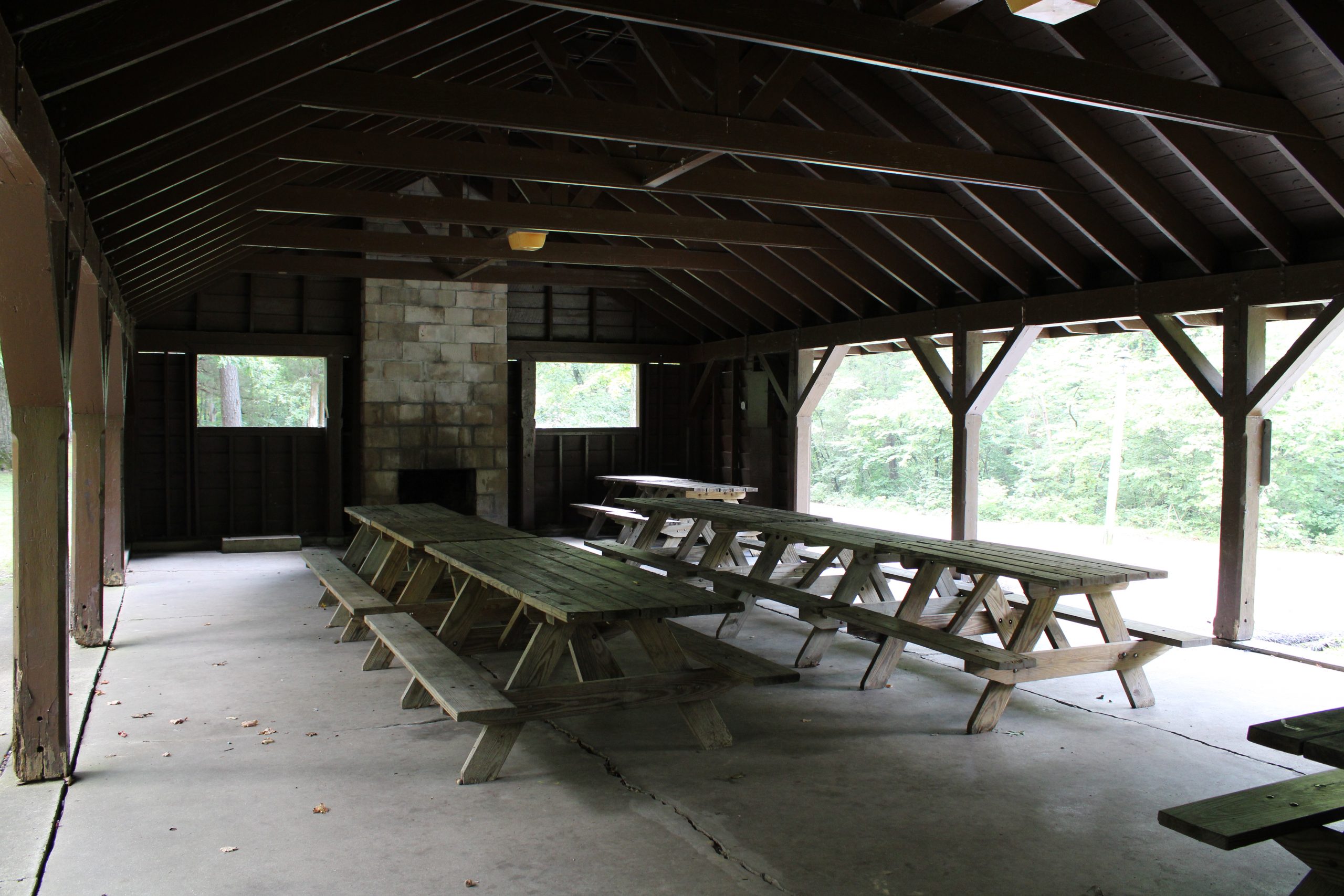 Donaldson Shelter at Spring Mill State Park