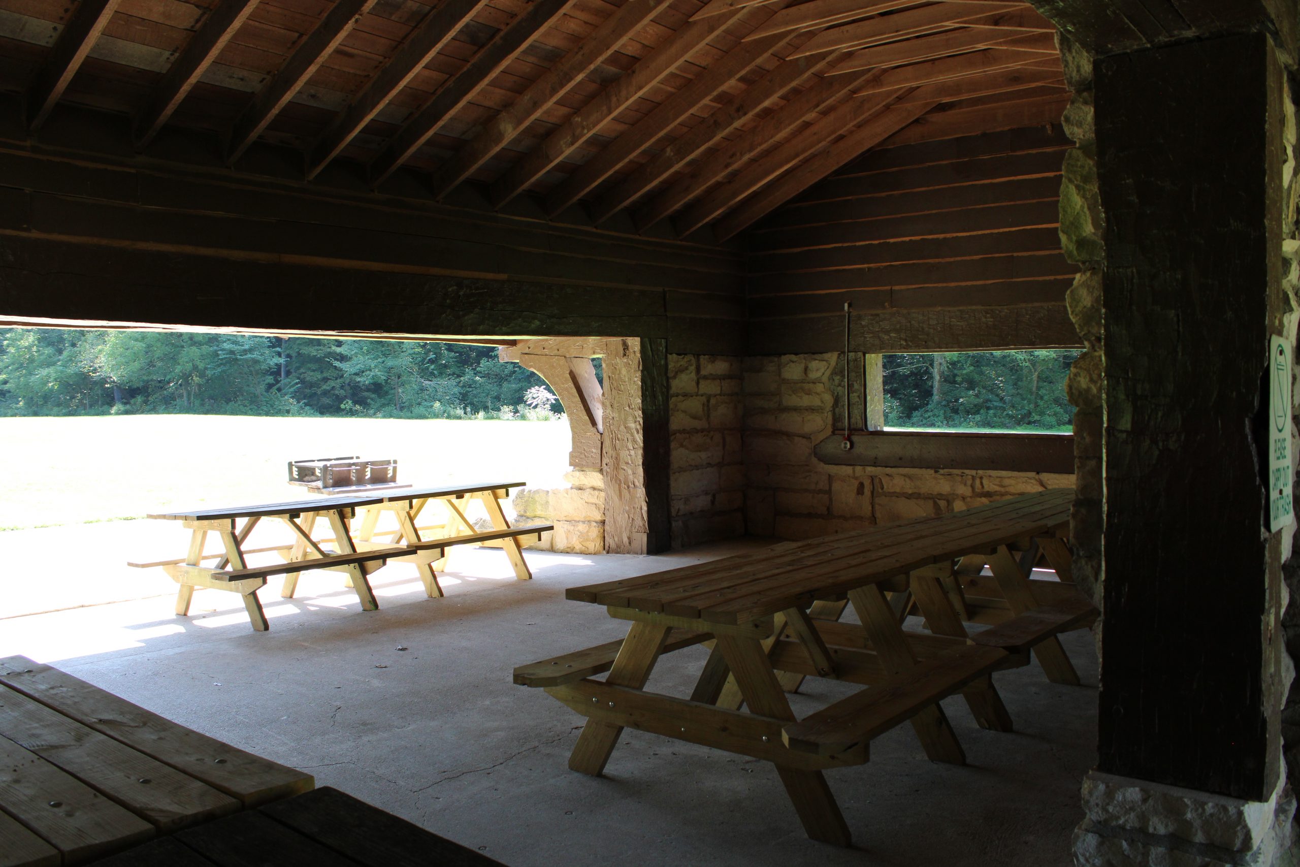 Sycamore Shelter at Spring Mill State Park