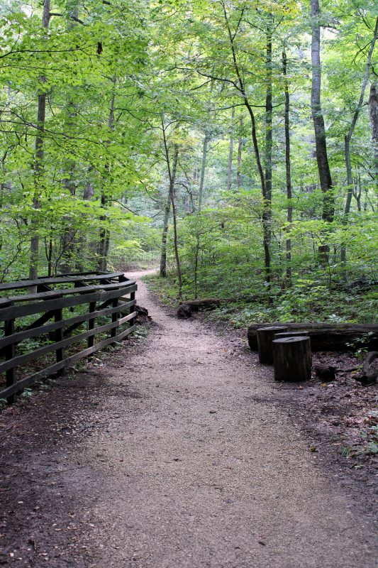 Hiking Trail at Spring Mill State Park
